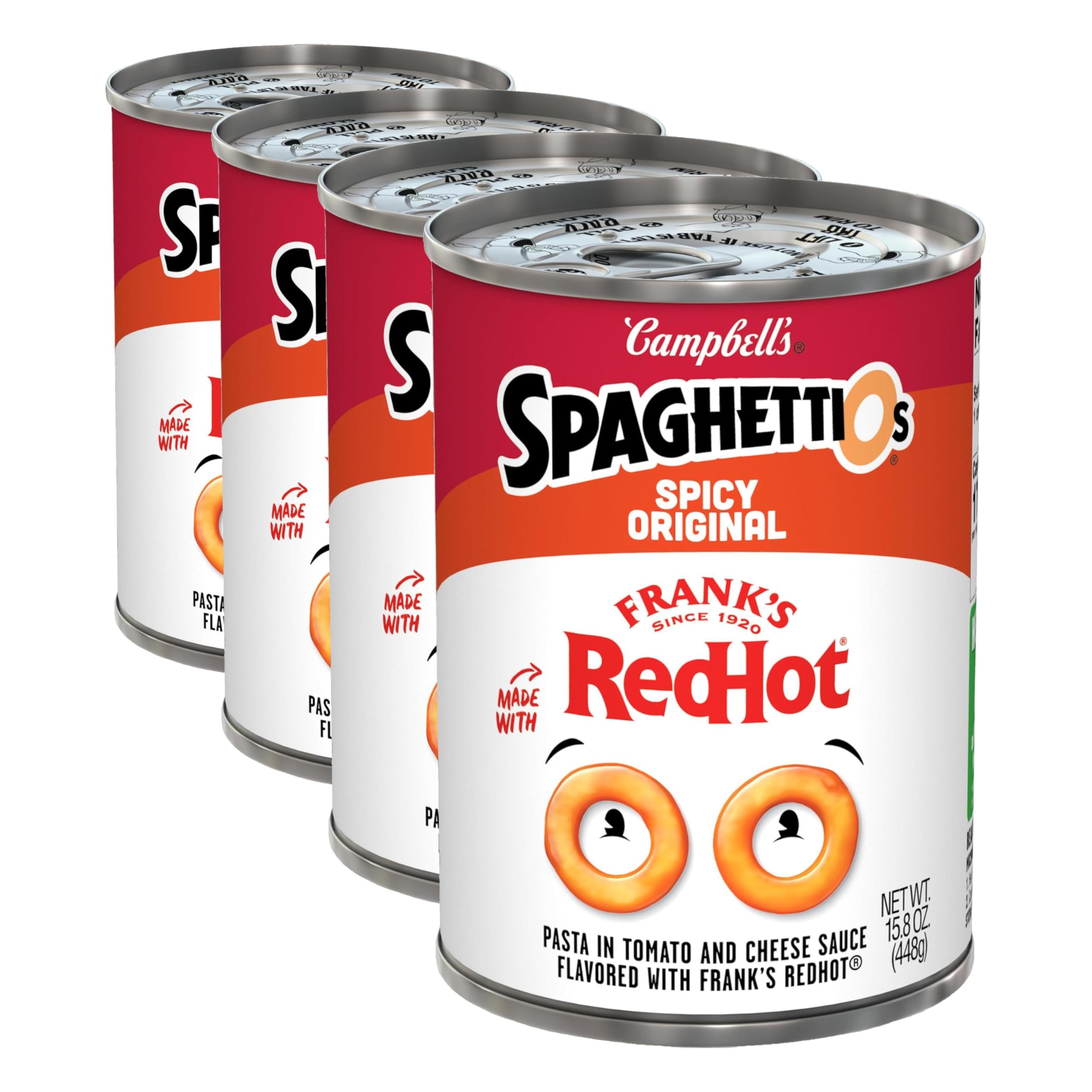 Amazon.com : SpaghettiOs Spicy Original made with Frank's RedHot