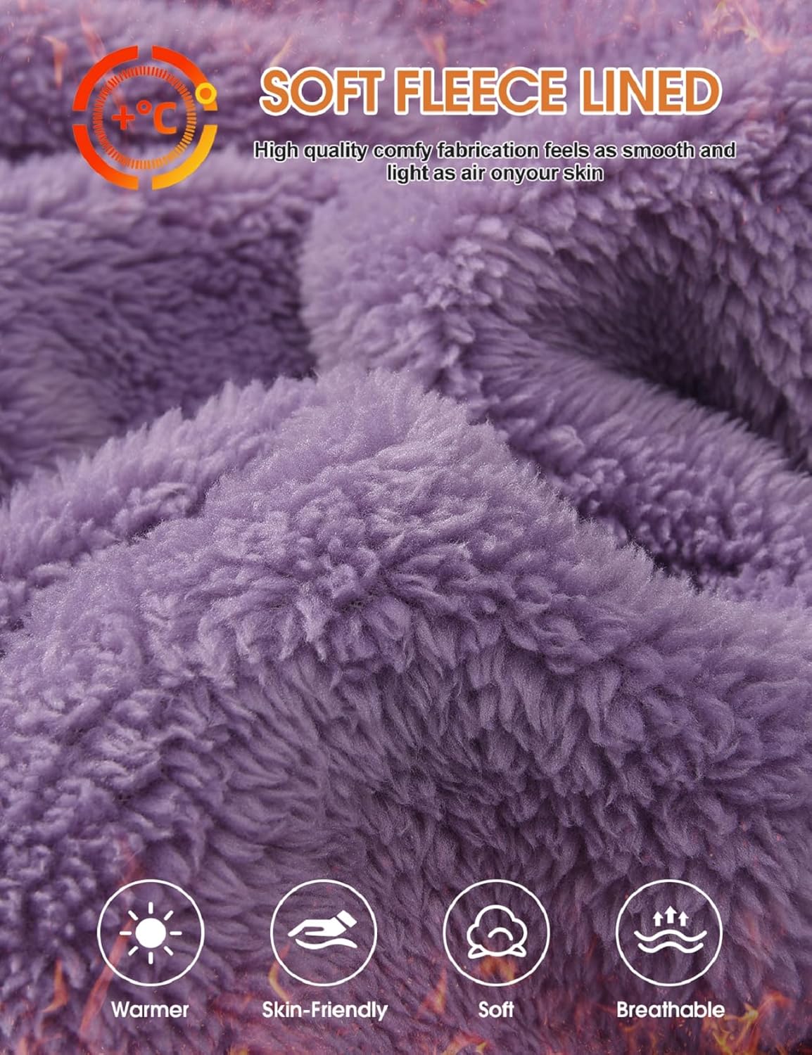 Women's Fluffy Pajamas Set Winter Warm 2 Piece Plush Pullover Pants Fuzzy Fleece Sleepwear Loungewear Pjs with Pockets - Image 4