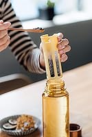 Vista 4 de WEMUG Máquina portátil de preparación en frío, 22 oz, diseño moderno y simple, a prueba de fugas, ultraligera, sin BPA, plástico duradero, cobre