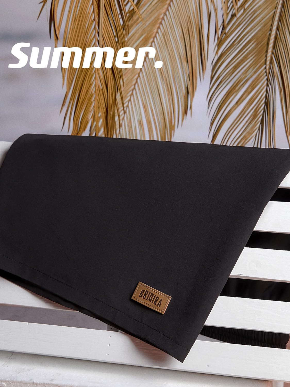 BRISIRA Mens Swim Trunks Bathing Suit 9 Inch Inseam Compression Liner Beach Long Board Shorts Swimsuit Anti-Chafe Quick Dry - Image 5