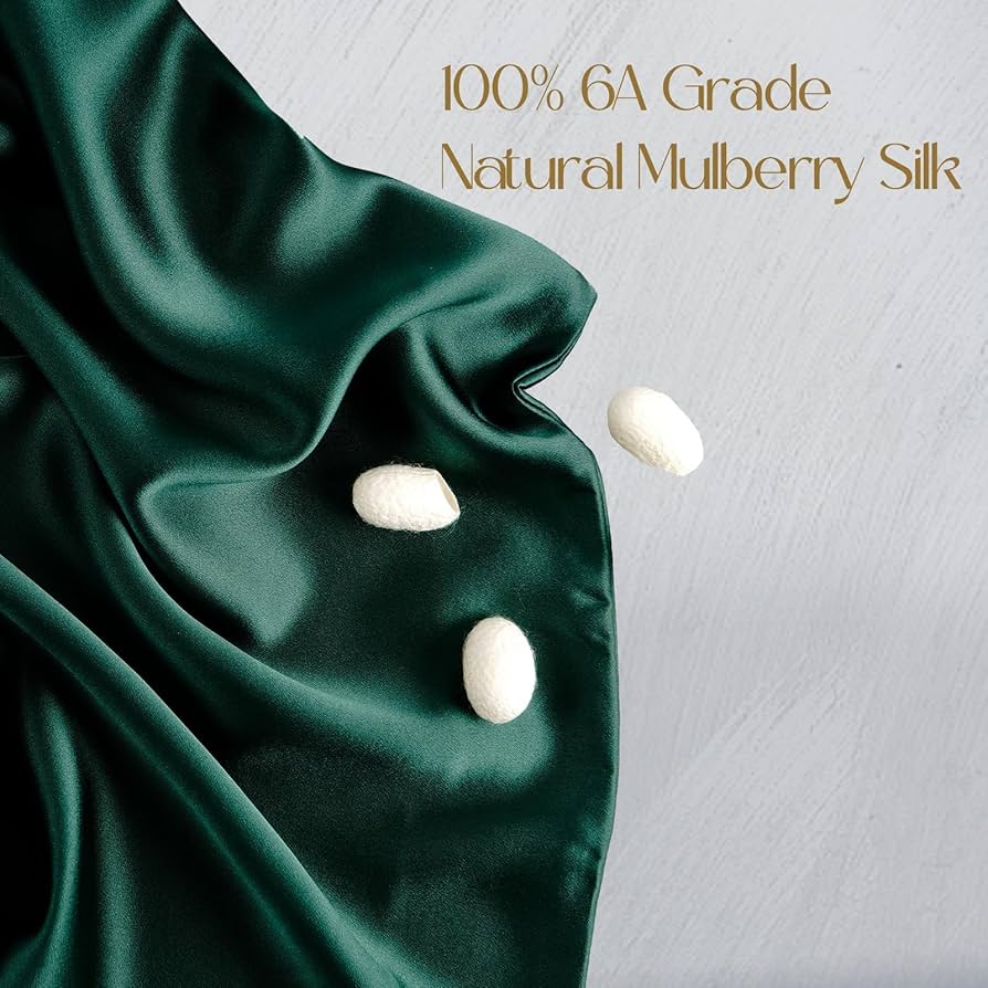 ZIMASILK アップグレード 100%ピュア マルベリーシルク Amazon｜ZIMASILK 100%ピュアマルベリーシルク枕カバー 2枚