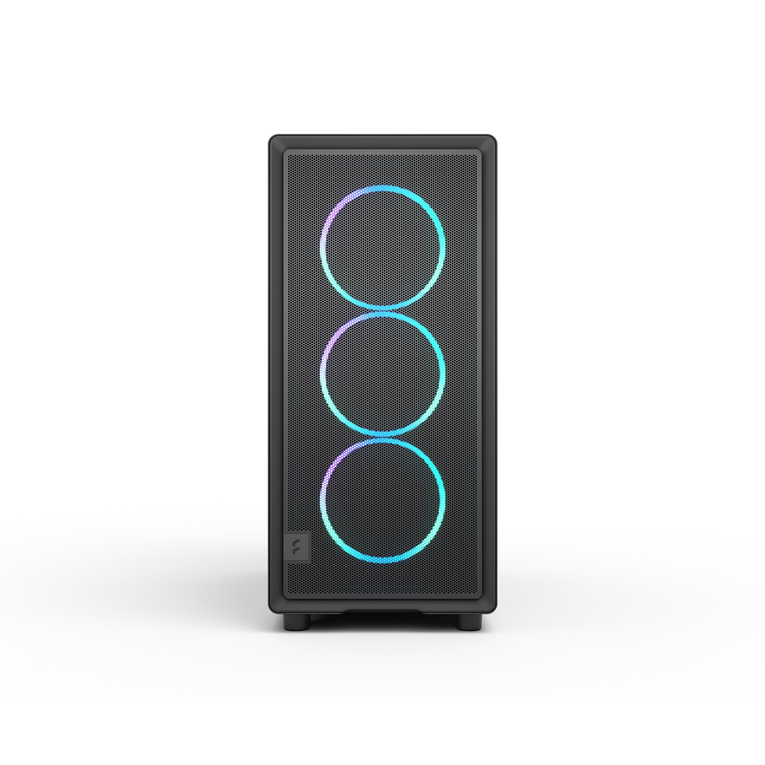 Fractal Design Epoch Black RGB - Verre trempé Light Tint - Trois Ventilateurs Momentum 12 RGB Inclus - Intérieur spacieux - Prise en Charge ATX/mATX/ITX