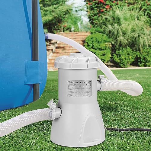 Miniatura 5 de Bomba de filtro de piscina 30W 800GAL Bomba de filtro de cartucho de filtro de bajo ruido para piscinas, bombas de piscina para piscinas terrestres