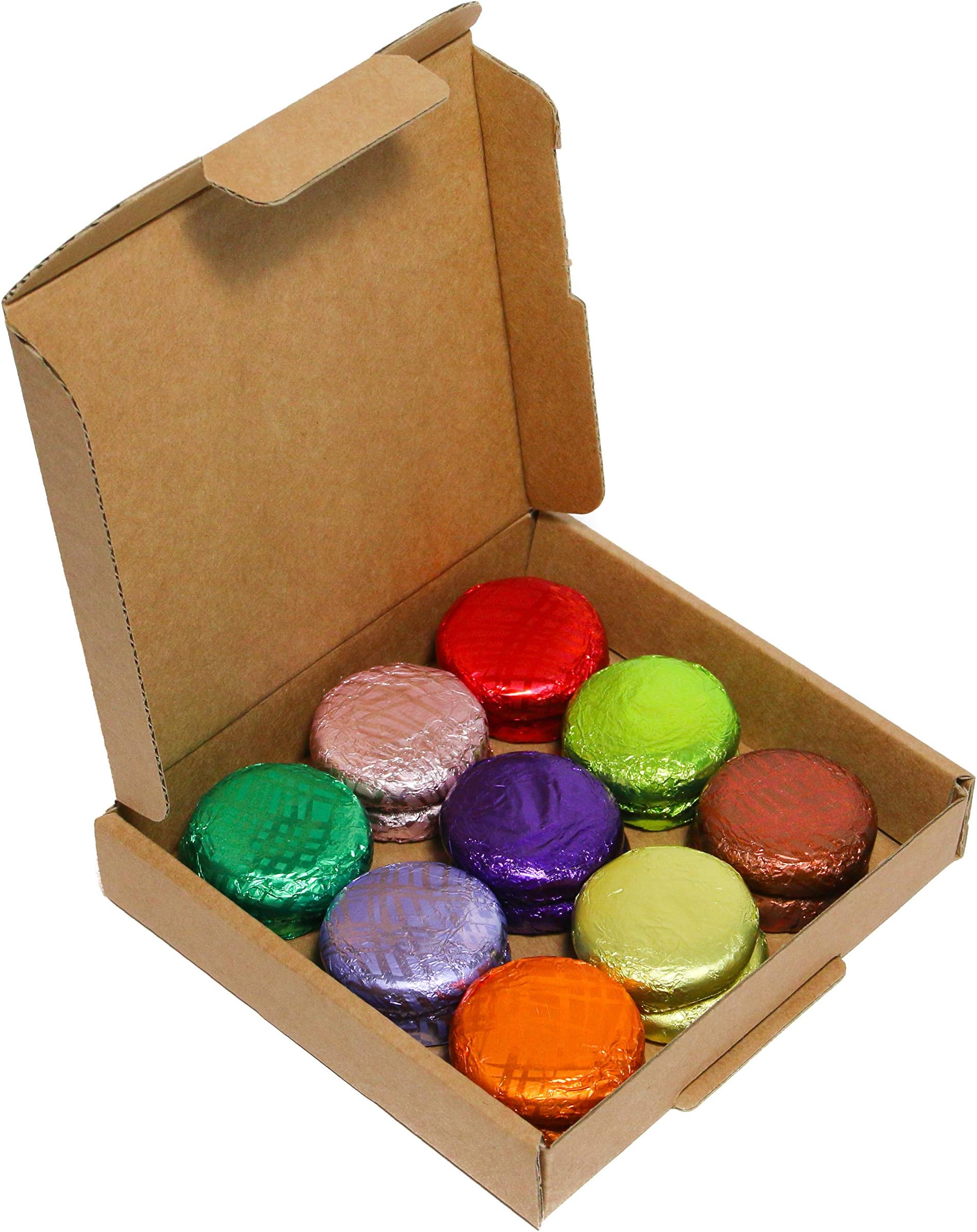 Luxury Vegan Chocolate Creams | 18 Fondant Dark Chocolates, 9 Flavour Assortment | Perfect Vegan Gift