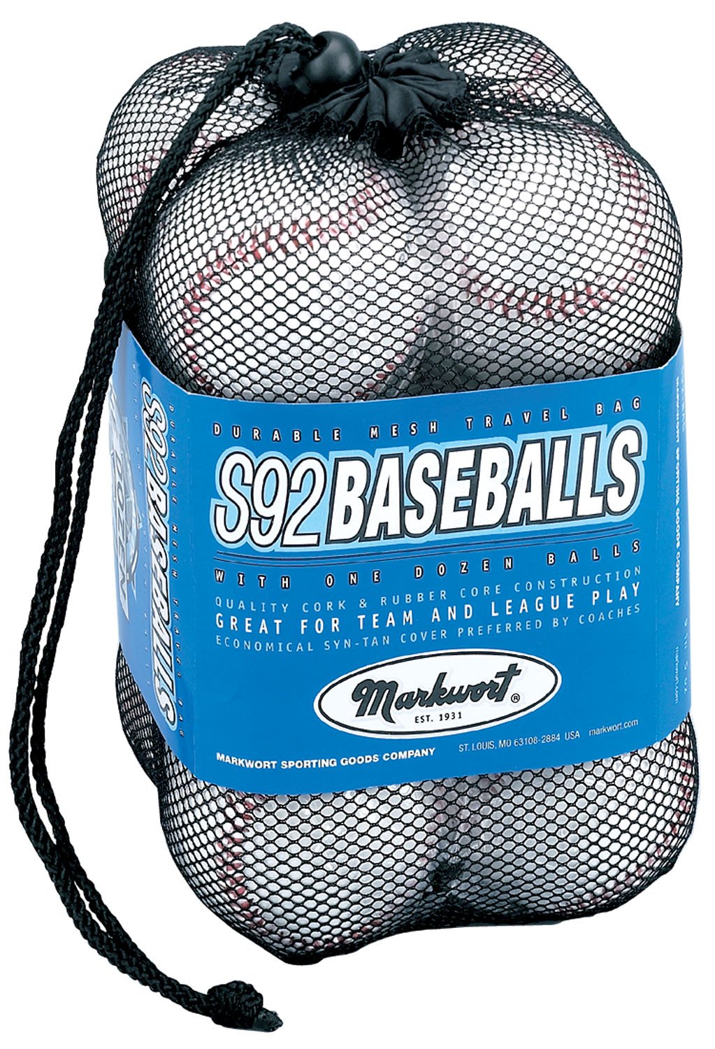 Markwort Buena práctica Pelota S92 en Bolsa de Malla (docena)