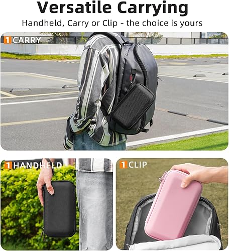 Miniatura 5 de BRDRC Osmo Pocket 3 - Funda de transporte portátil, bolsa de almacenamiento dura protectora para DJI Osmo Pocket 3 Creator Combo accesorios de