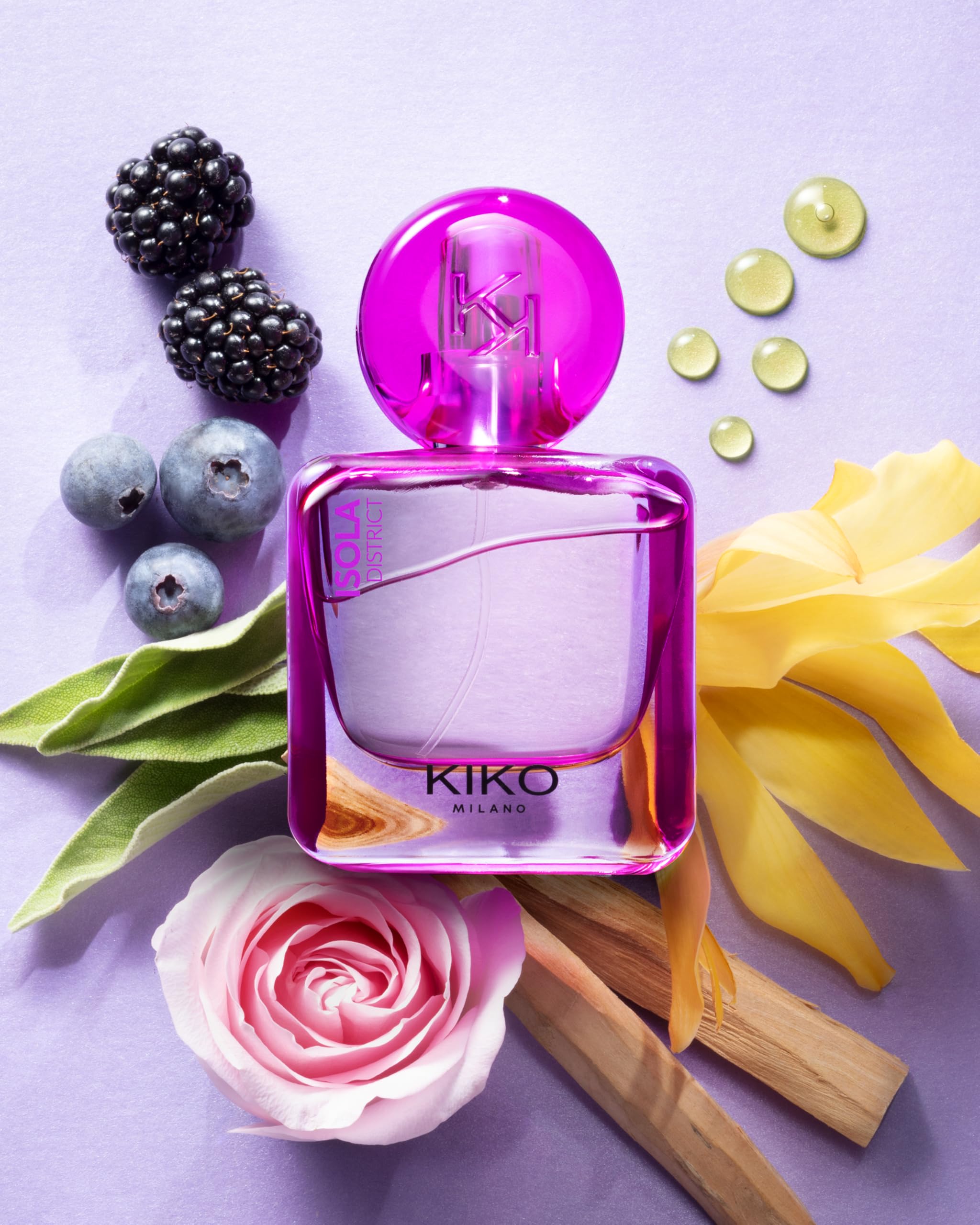 KIKO Milano Scent Of Milan Eau De Parfum Isola District, Eau De Parfum Ambrata, Moschus und Puder