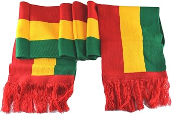 MM Rasta Scarf Red Yellow Green 8"80"