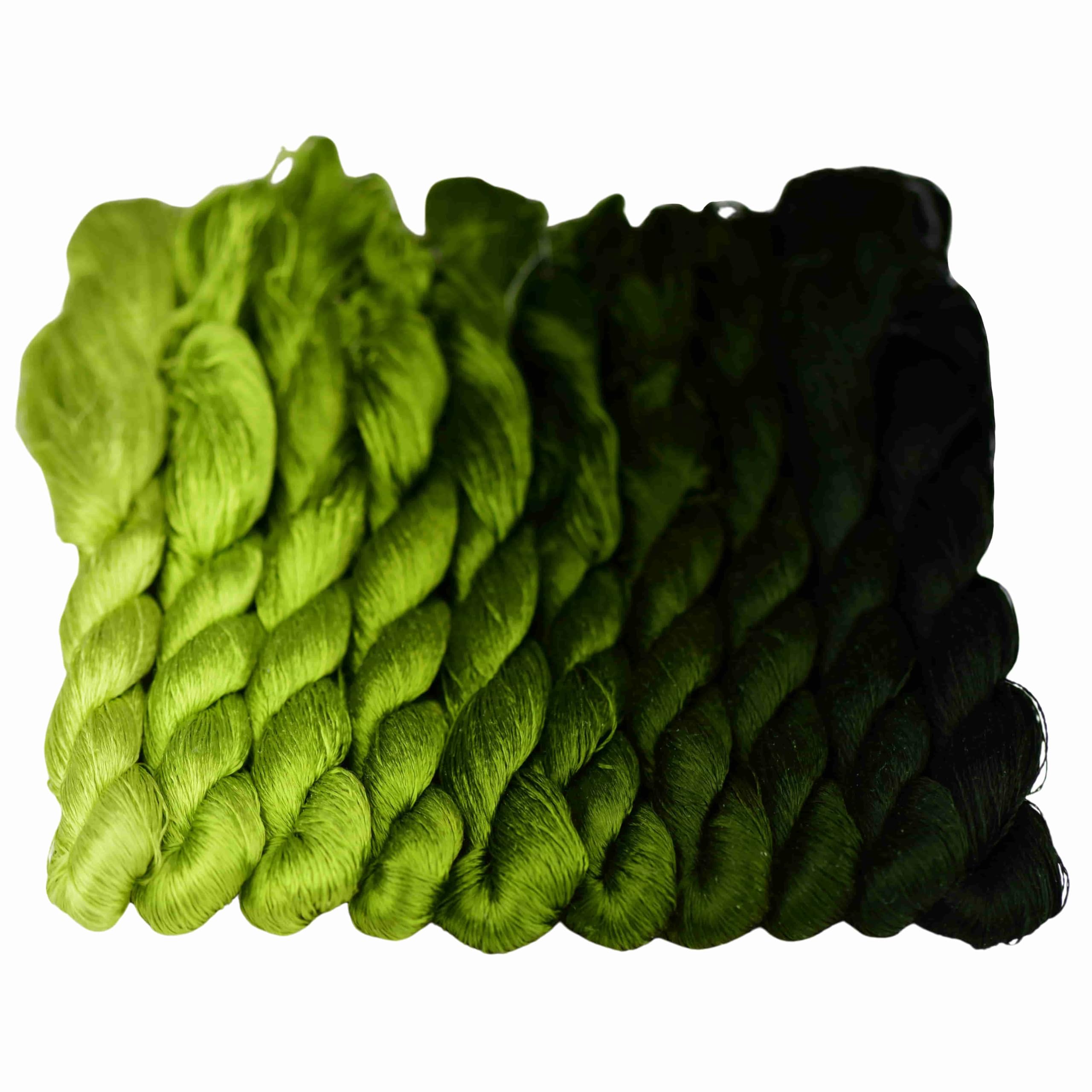 MINGGUXIUYI Natural 100% Silk Thread Handmade Embroidery Thread Floss (44)