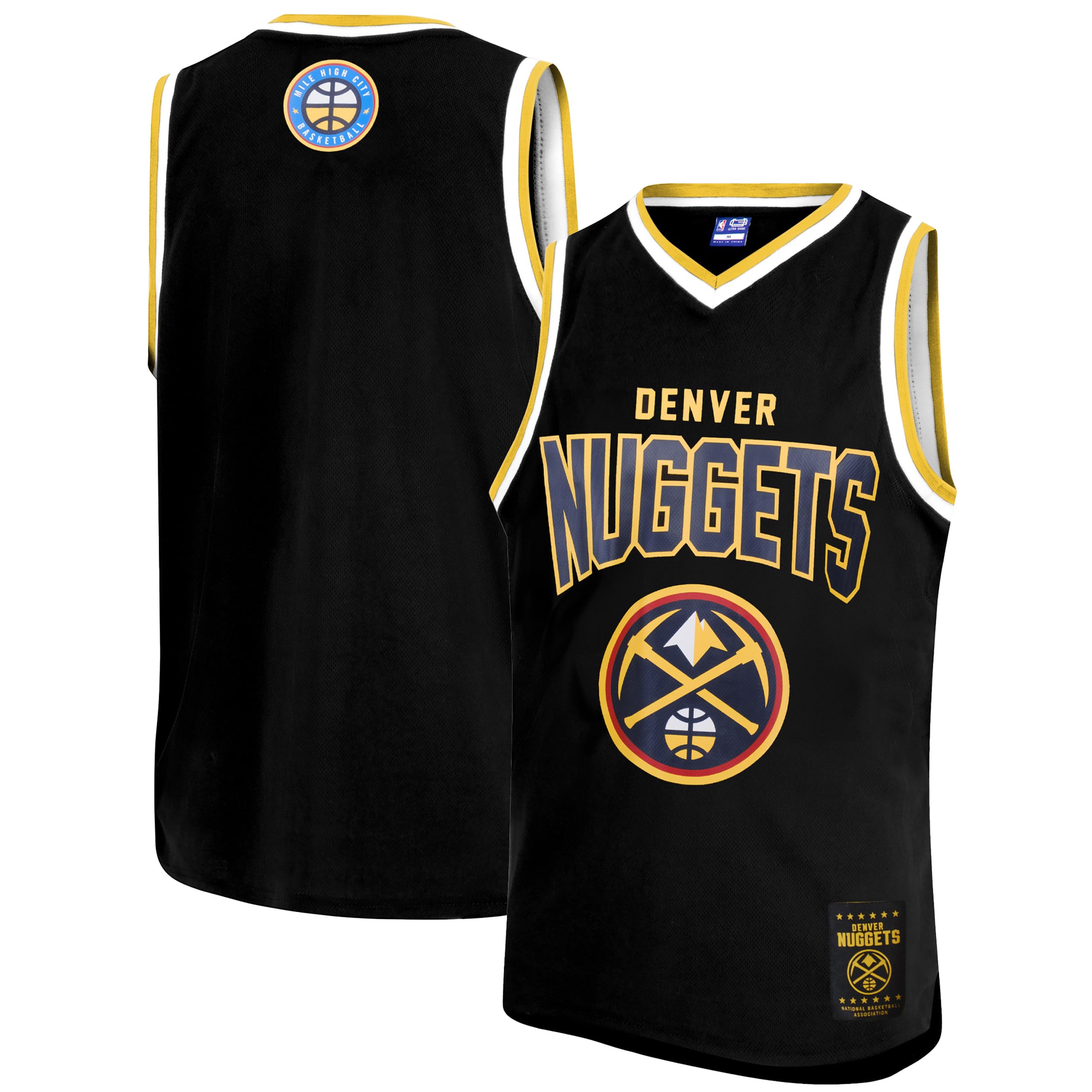 Ultra Game Men's NBA Official Super Soft Sleeveless Tank Top Muscle T-Shirt - Black