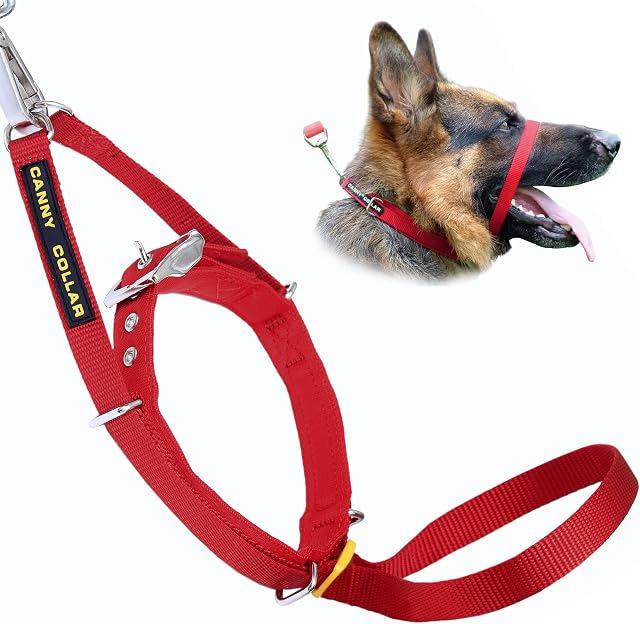 Canny Collar No Pull Dog Head Collar, Lead Training Head Harness, Dog Collar that stops pulling - Easy to fit, simple to use, kind, safe, comfortable
