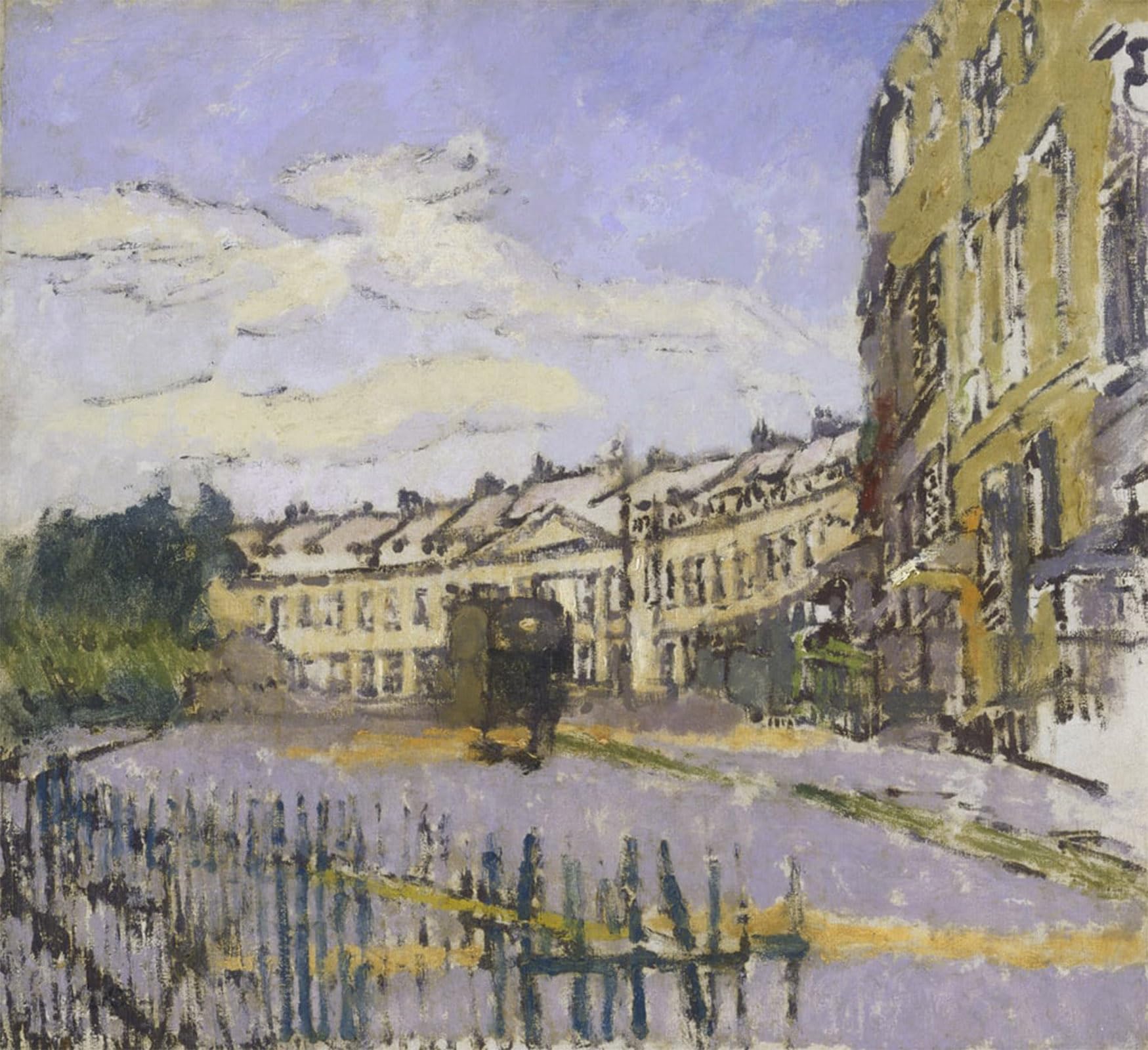 Artxlxxbn No Frame Famous Painting Canvas Artwork Graffiti Print Lansdown Crescent Bath By Walter Richard Sickert Portrait Canvas Image For Home Decor 60X90cm