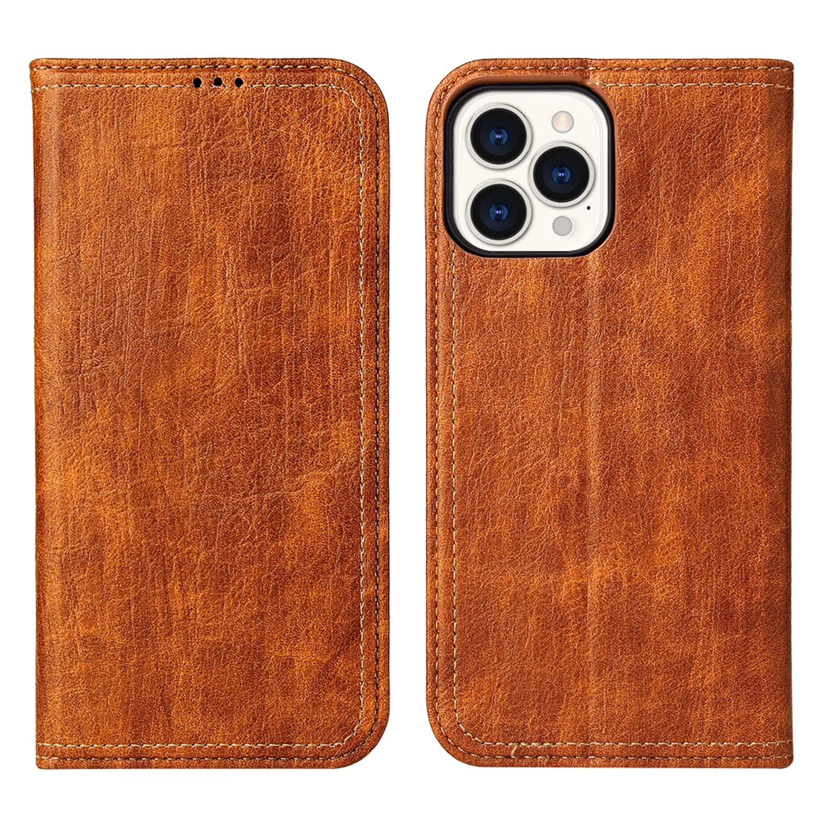 FMPCUON Custodia per iPhone 13 mini, Flip Custodia in Pelle iPhone 13 mini, Cover a Libro iPhone 13 mini Magnetica Portafoglio per iPhone 13 mini Case, Nero