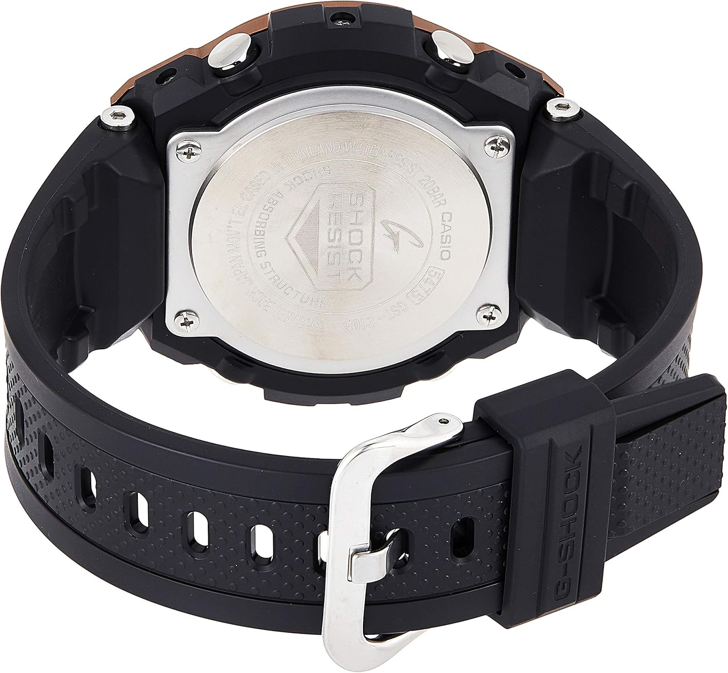 Casio Mens Quartz Watch, Analog Display and Resin Strap Black