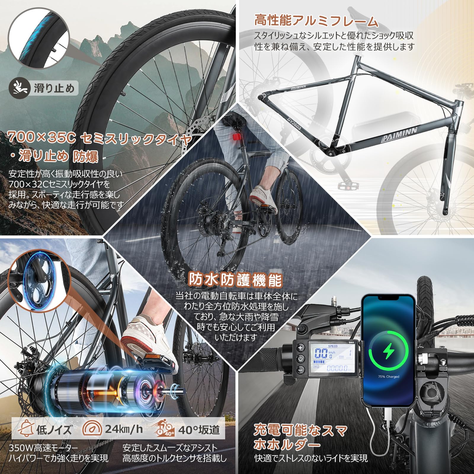 電動アシスト自転車PAIMINN 動作確認済み 電動アシスト自転車PAIMINN 動作確認済み Amazon | 電動アシスト