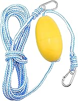 Vista 4 de Cuerda de flotador resistente para línea de remolque de kayak, boya marcador de anclaje, arnés de calcetín de deriva, accesorios de barco PWC