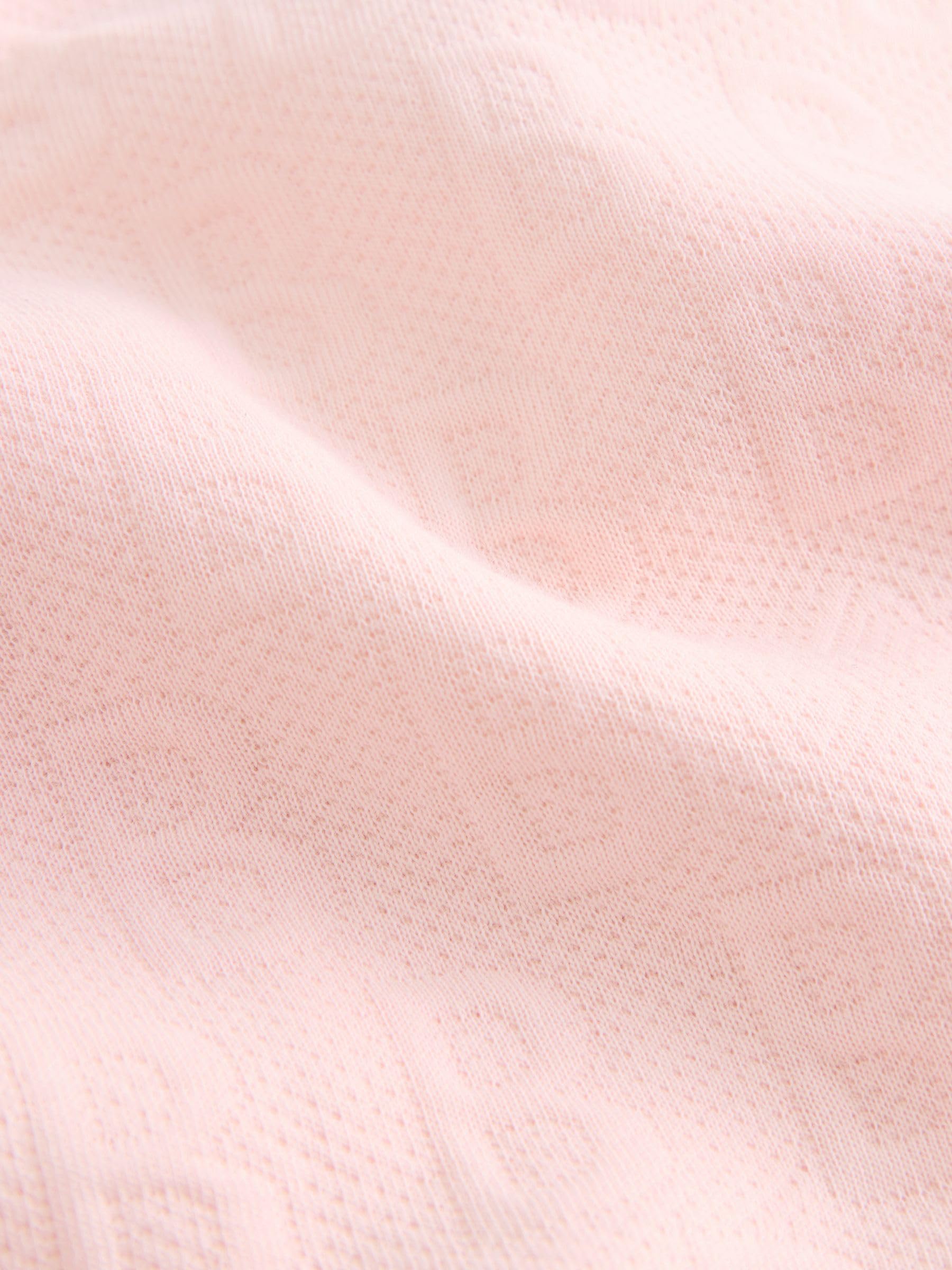 Baby Mädchen Jacquard-Latzhose mit Schleife und T-Shirt im Set
