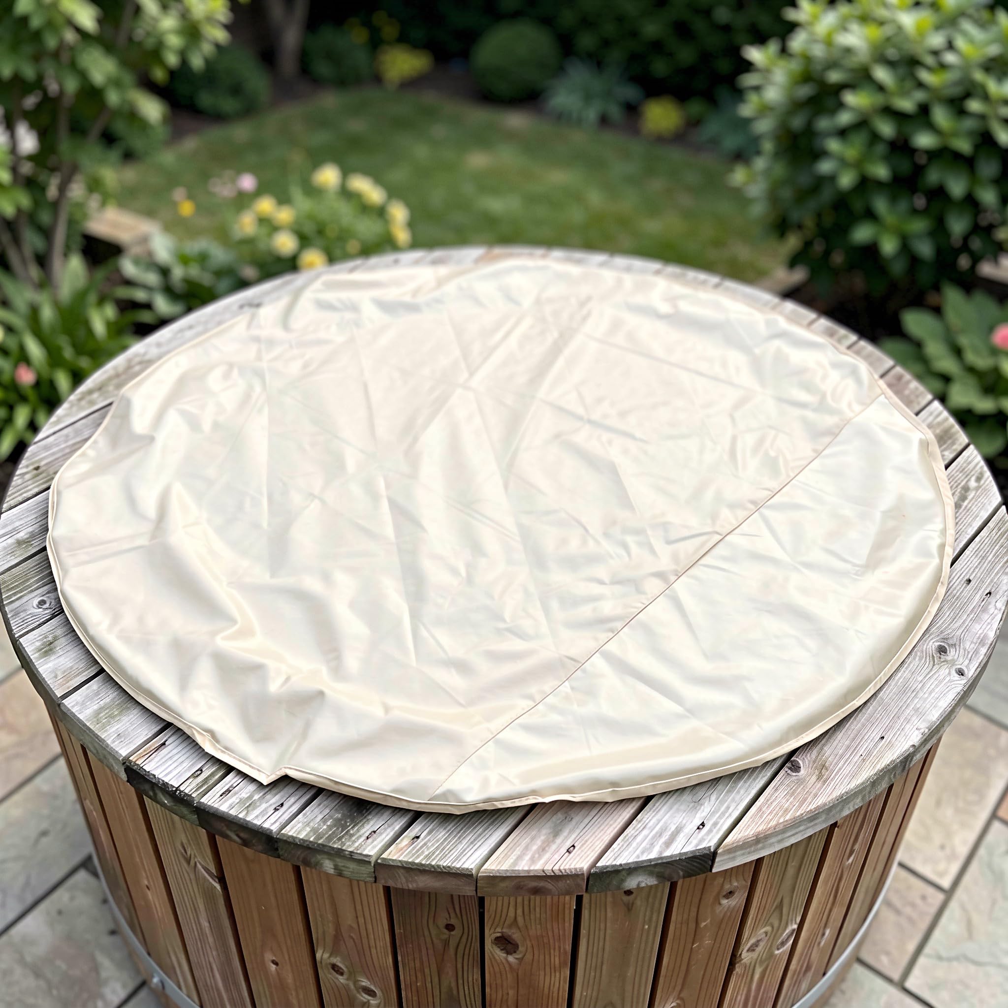 Zerodeko Cubierta Redonda para, Tapa Impermeable de Tela Oxford para