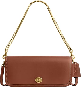COACH Womens Dinky Bag, B4/1941 Saddle , 6.0848 inches