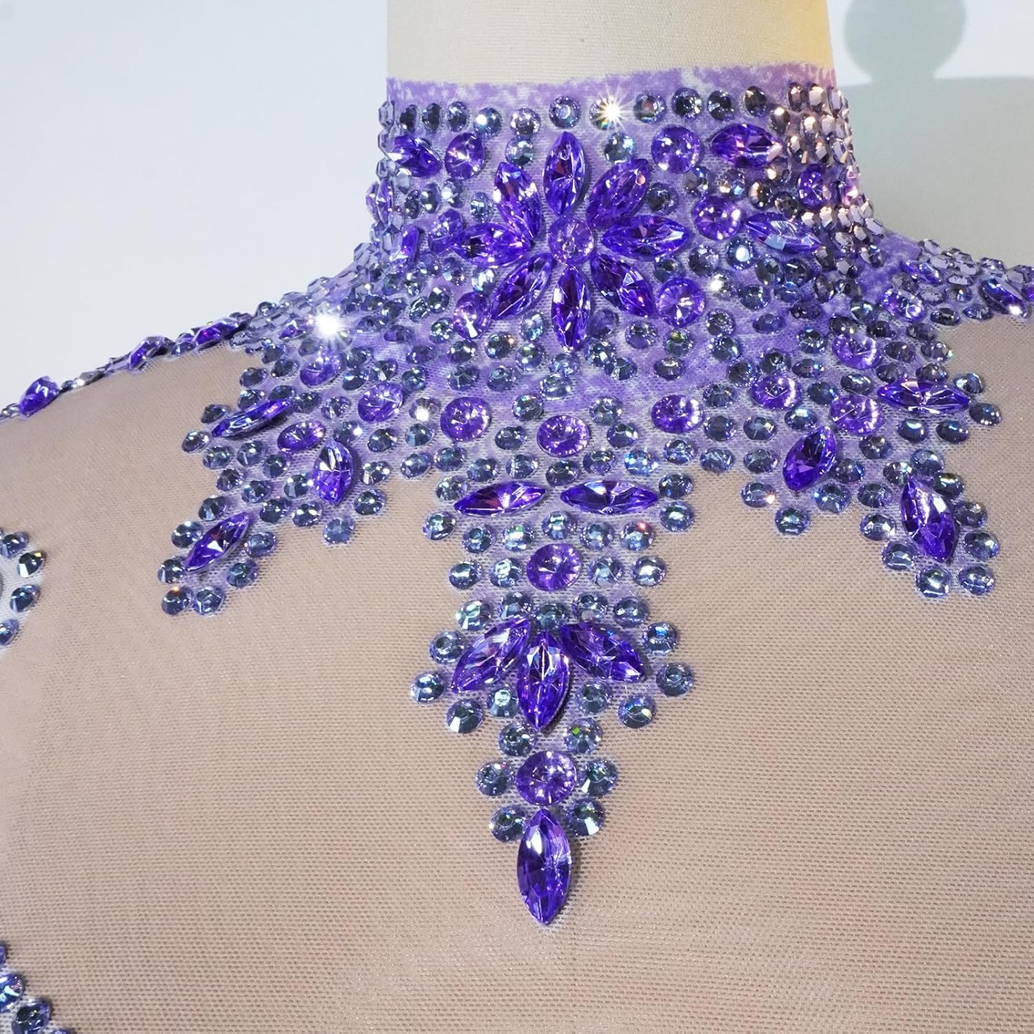 Youmeisha Sexy Fringe Rhinestone Bodysuit Mesh Perspective Women Birthday Party Outfit Team Dance Show Drag Queen Costumes