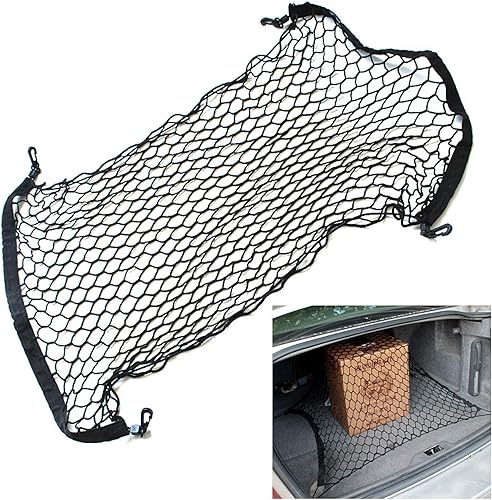 for Toyota Land Cruiser Prado J150 FJ150 2010 201870cm70cm 4 Hooks Car Trunk Cargo Net Mesh Storage Organizer disponible en Yaxa Colombia