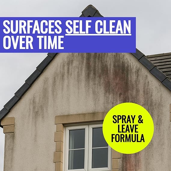 Liquipak BAC 50 2x5L Benzalkonium Chloride Concentrated 10L – ideal for roof cleaning, soft washing, patios, decking, driveways & outdoor surfaces with lasting results.