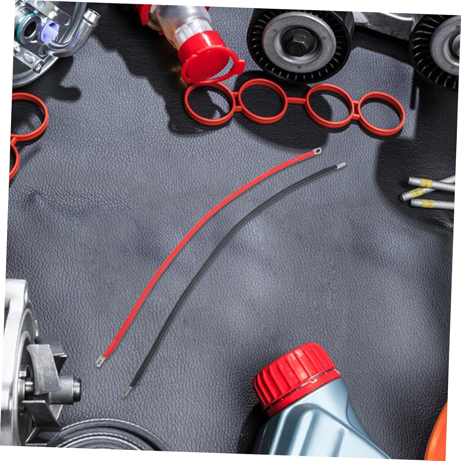 2pcs Gauge Pure Copper Cable Car Battery Cable Positive Battery Terminals Inverter