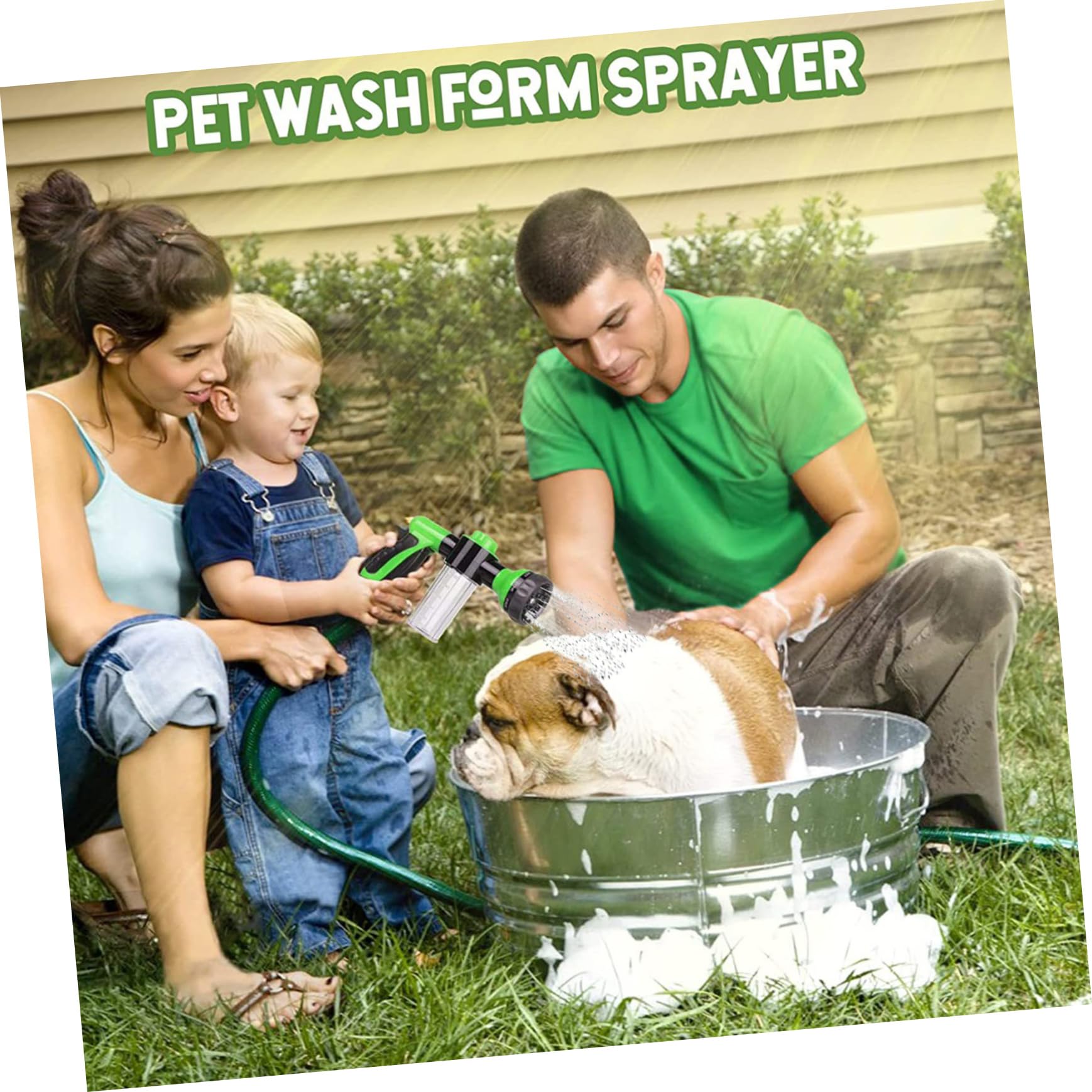 HAPINARY Dog Washing Sprayer Garden Watering Sprayer Spray for Dog Pet Washing Hose