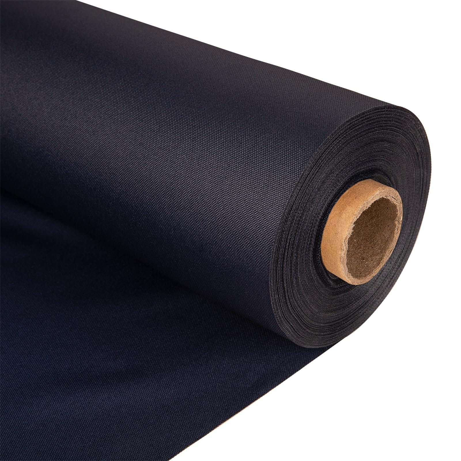 7 Oz Waterproof PU Polyurethane Canvas Fabric - 58 Inch Wide. Awning, Upholstery Material for Outdoor Furniture, Gazebo Covers, Shed Roofing (Navy Blue,20 Metre)