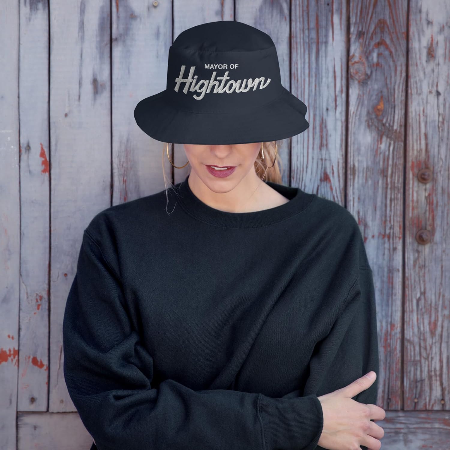 Mayor of Hightown Bucket Hat | Stoner Style for 420 Enthusiasts | Funny and Stylish Unisex Hat for Casual Vibes