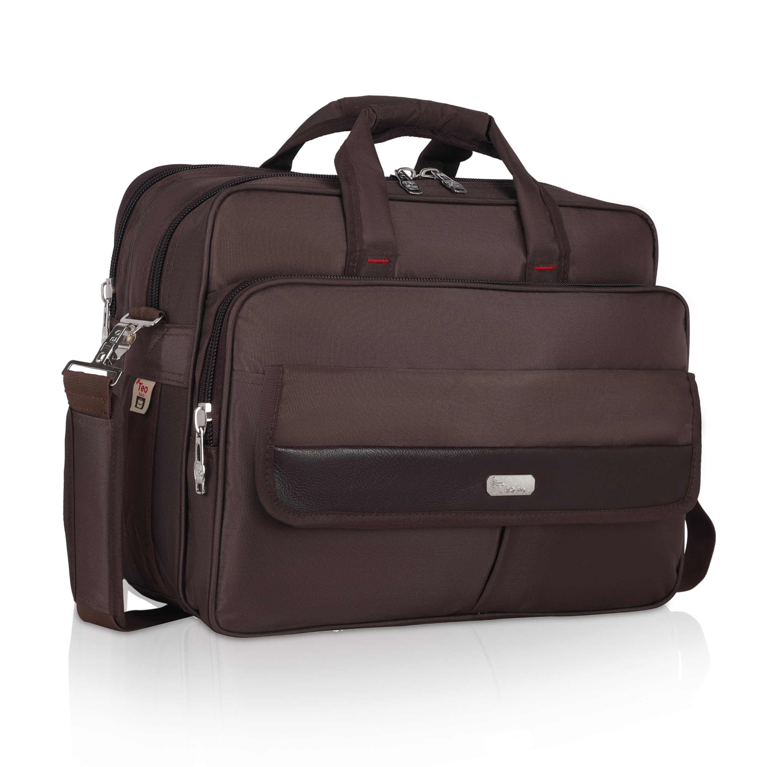 Teo Bag (24 Ltrs,16 Inch Polyester Messenger Laptop Bag, Multipurpose Bag For Mechanics, Electrician & Technician/Tool Bag/Shoulder Bag, office Bag with 6 Pockets & Compartments - Brown (B0CJ9M6MHQ) Amazon Price History, Amazon Price Tracker