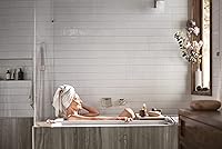 Vista 10 de Moen WTS911BN - Grifo de bañera de alto flujo de 90 grados con alcance de boquilla de 10 pulgadas, níquel cepillado