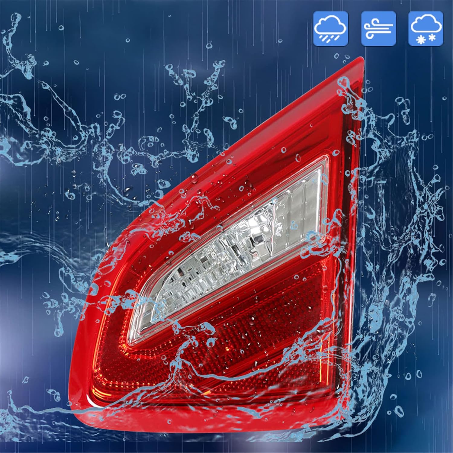labwork Passenger Side Inner Trunk Tail Light Replacement for Nissan Altima Sedan 2016 2017 2018 Rear Tail Light Brake Lamp Assembly RH Right Side 265409HS0A NI2803110