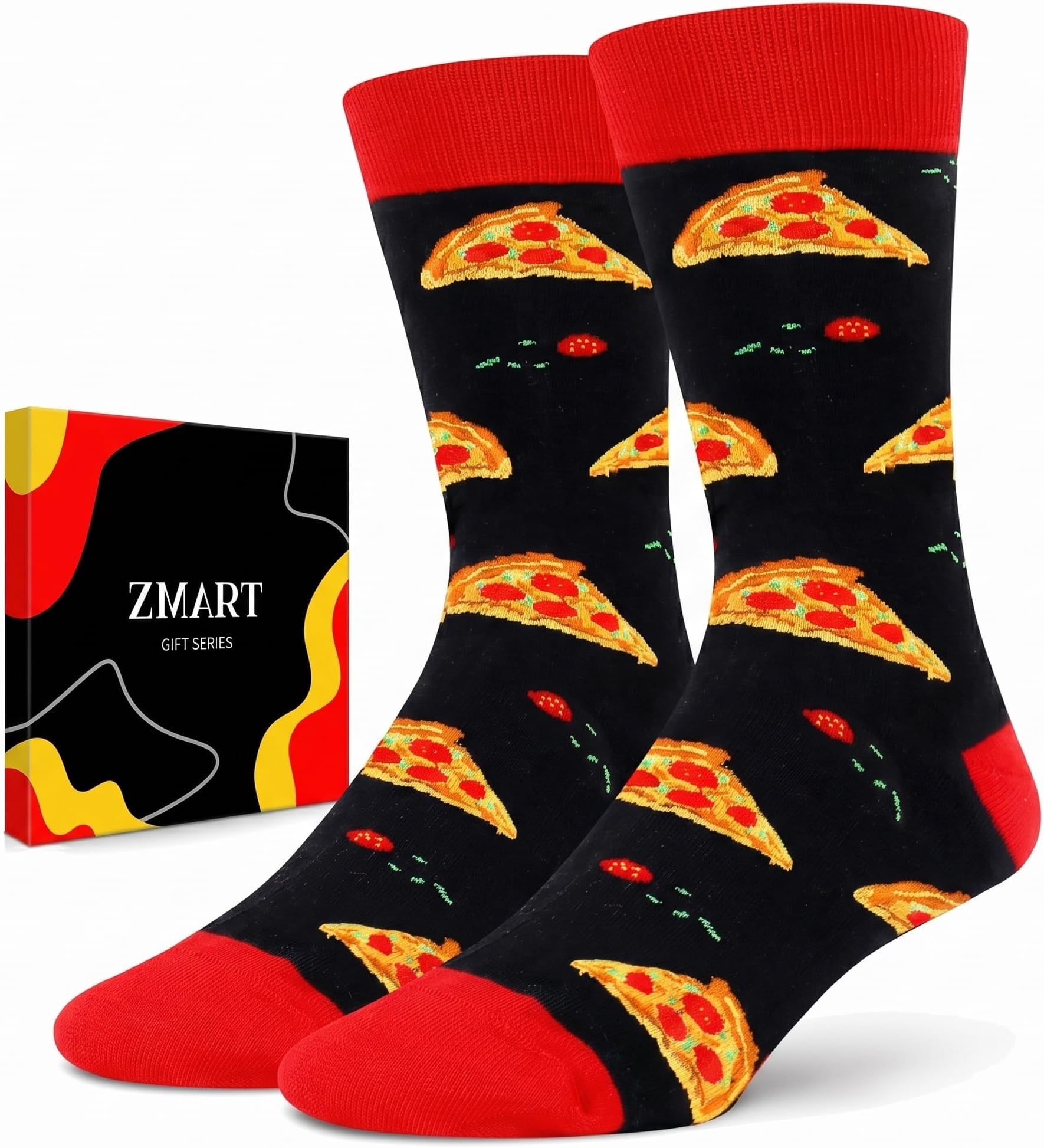 Funny Food Socks - Men Food Gifts, Bacon Taco Pizza Sushi Socks, Teen Valentine Gifts