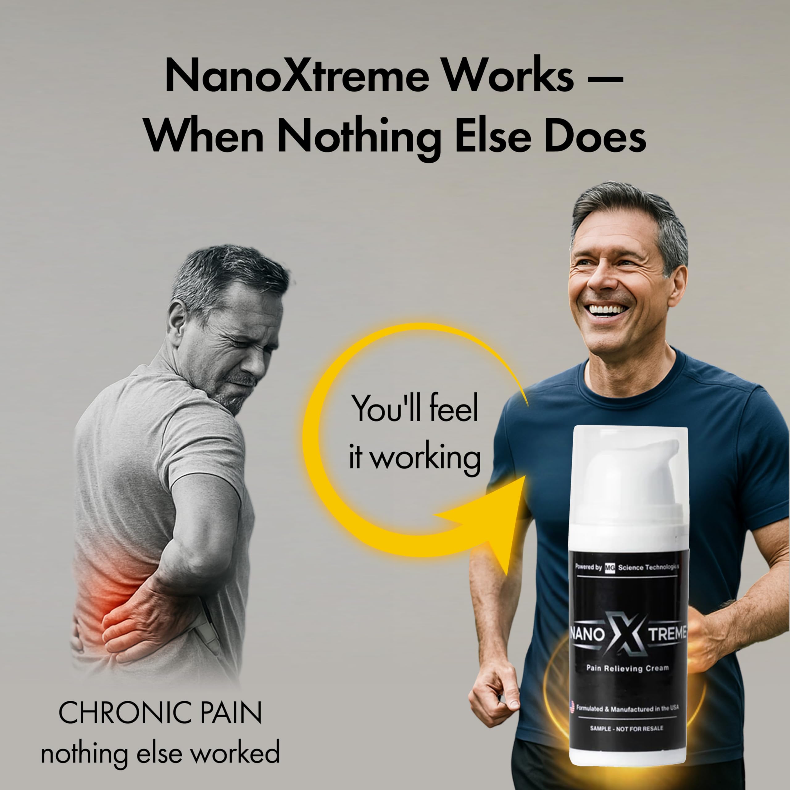 NANOXTREME Pain Relief Cream, 1 Ounce Size — Amazon image 2