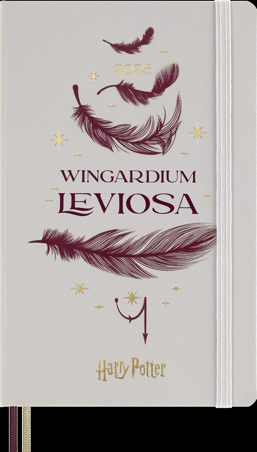 Moleskine DHP12DC3Y25 Harry Potter Notebook, Begins in January, 2025, 12 Months, Daily Diary, Large Size (W x H x H): 5.1 x 8.3 inches (13 x 21 cm), Hardcover