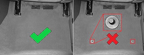 Miniatura 2 de WeatherTech Revestimientos de suelo personalizados para Audi Q8, SQ7, Q7, SQ8-1 y 2 fila (44887-1-5), color negro