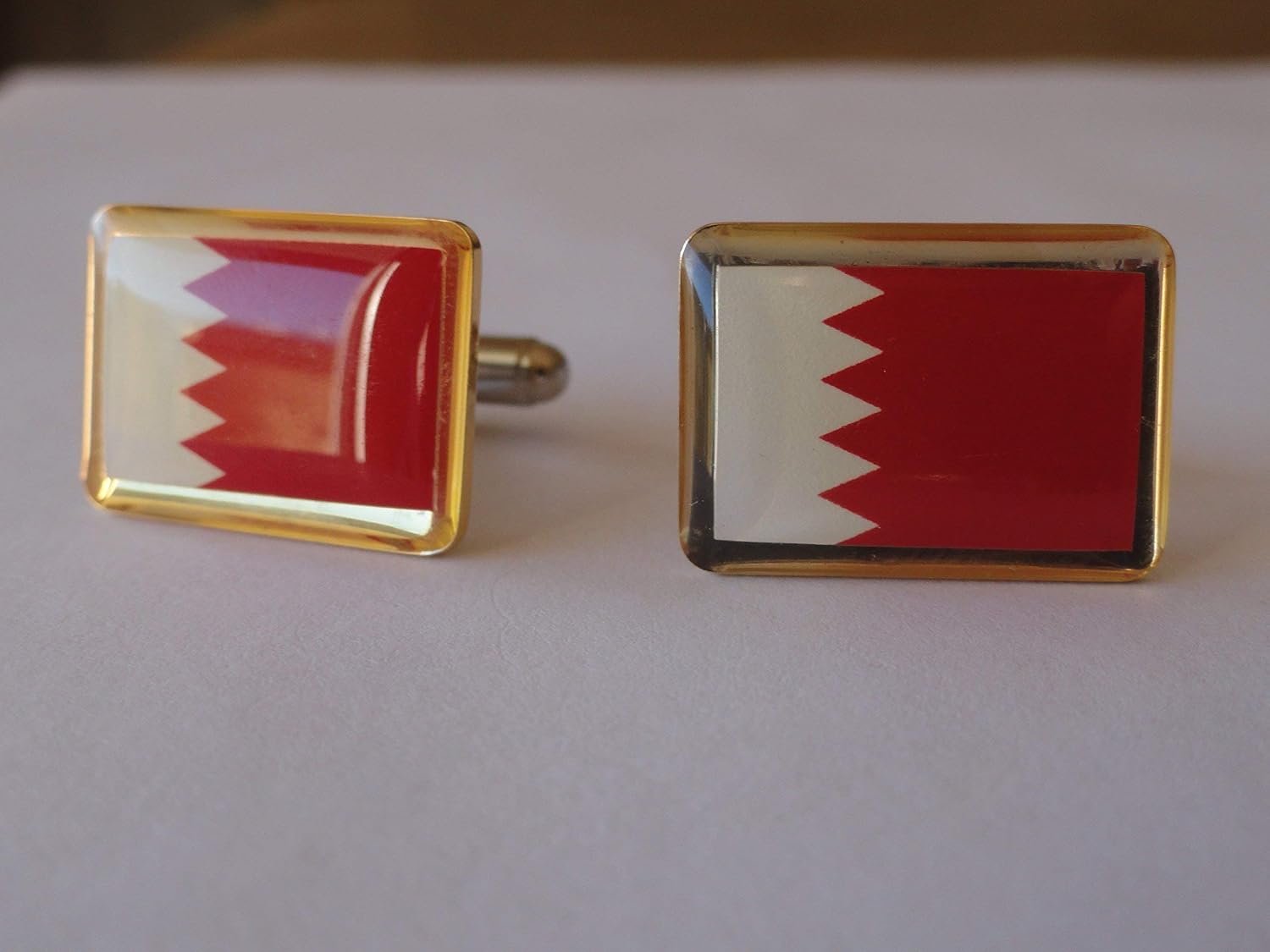 Bahrain Flag Cufflinks, Lapel Pins, Tie Bars, Earrings, Jewelry and Accessories