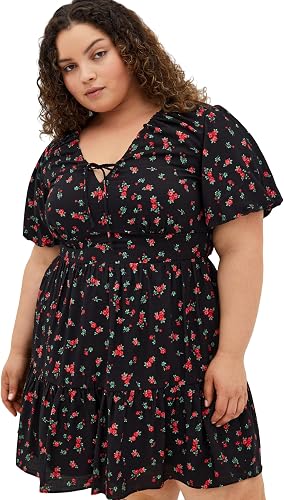 City Chic Women's Plus Size Dress-Daphne, Ditsy Daydream