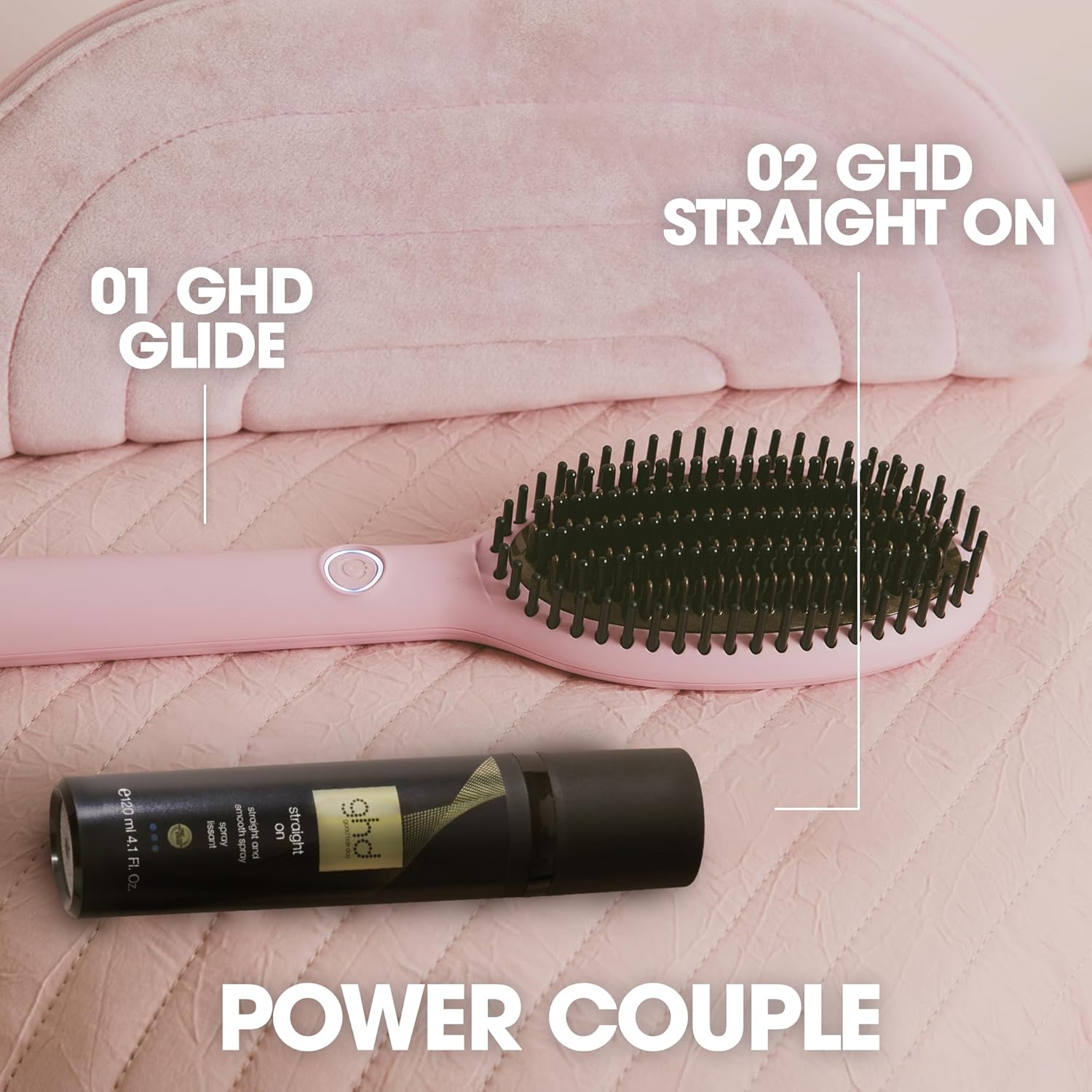 ghd Glide & Rise Hot Air Hair Brushes - Volumizing, Straightening & Smoothing Brushes with 365 Degree Safe Styling and Auto Sleep Mode