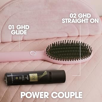 ghd Glide & Rise Hot Air Hair Brushes - Volumizing, Straightening & Smoothing Brushes with 365 Degree Safe Styling and Auto Sleep Mode