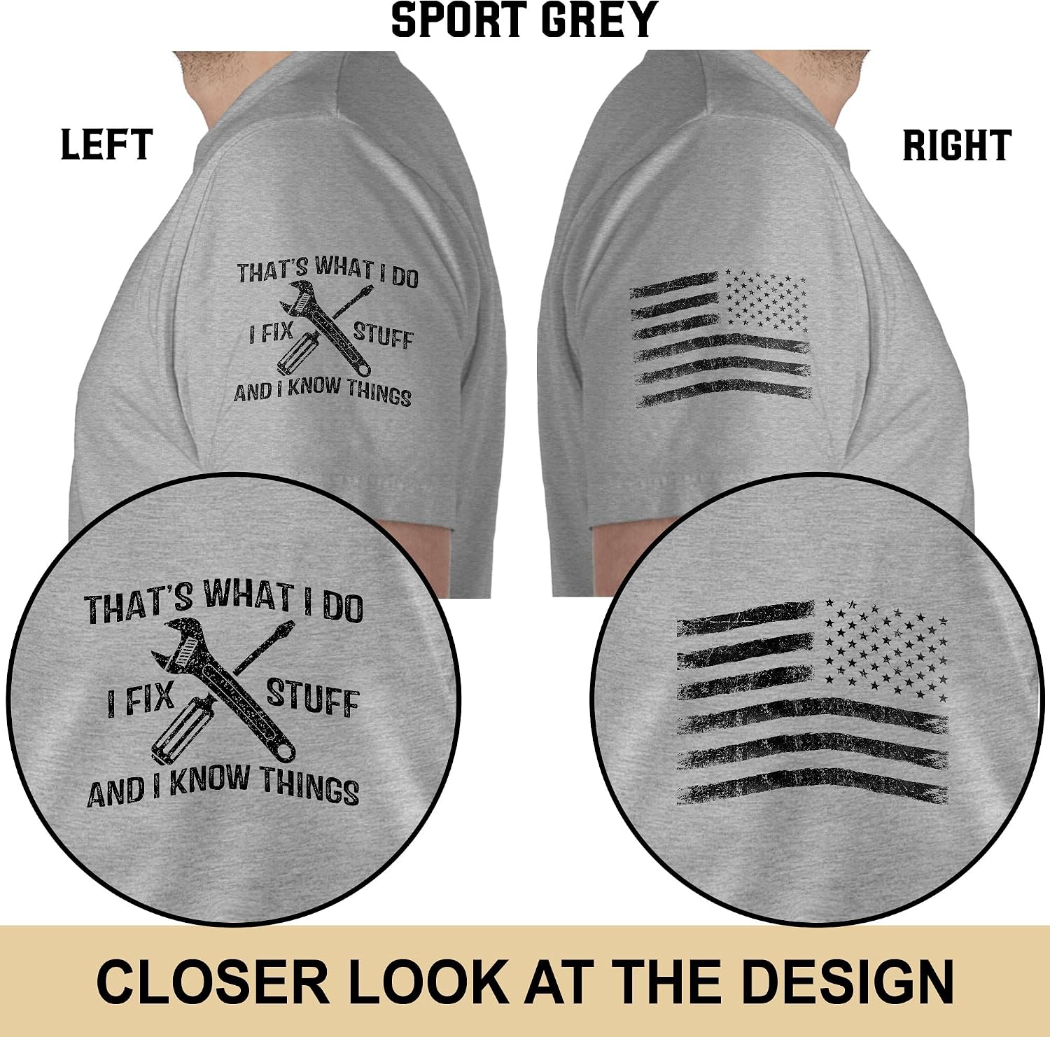 I Fix Stuff and Know Things Tshirt for Men, Thats What I Do I Fix Stuff Shirt, Mens Shirt I Fix Stuff 8