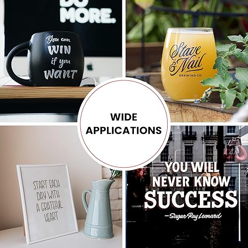 Vista 19 de Glossy Black Permanent Vinyl - 12" x 11 FT, Vinyl for Decor Sticker, Car Decal, Scrapbooking, Signs, Waterproof Window & Home Decal Glossy