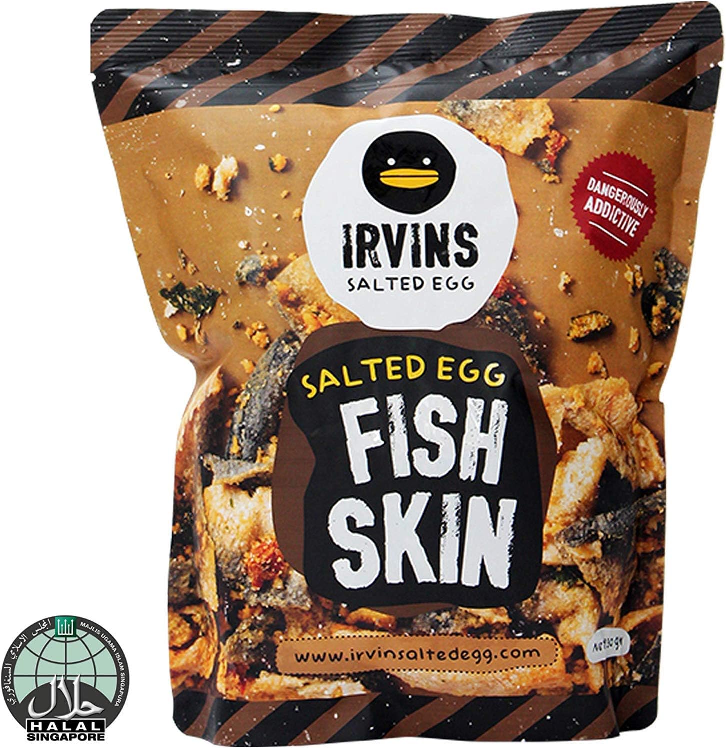 Irvins salted egg fish skin chips crisps BIG 230g x 4 pack
