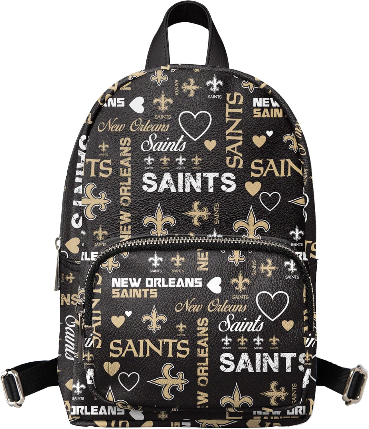 New Orleans Saints NFL Logo Love Mini Backpack : Sports & Outdoors