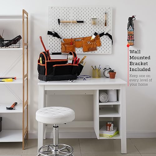 Miniatura 5 de A+ Safety Extintor portátil  Extintor pequeño 6 en 1 para el hogar, garaje, cocina, automóvil  Para incendios eléctricos, textiles y de grasa  No