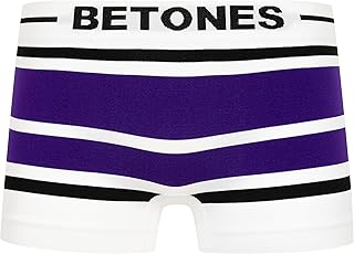 [ビトーンズ] レディース ボクサーパンツ AKER - L BLACK×PURPLE アケル エジプト 神話