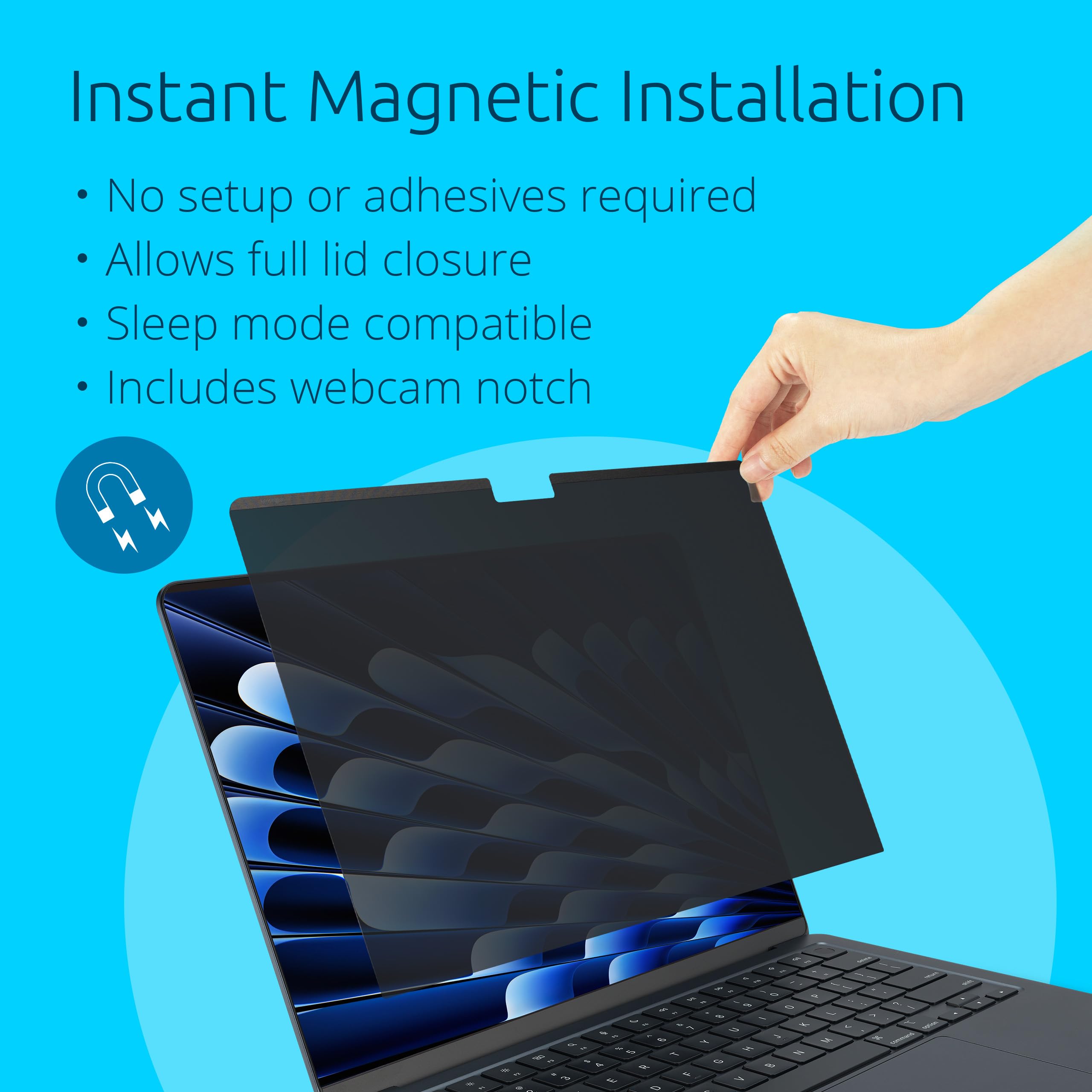 Amazon.com: Kensington MP136 Magnetic MacBook Air Privacy
