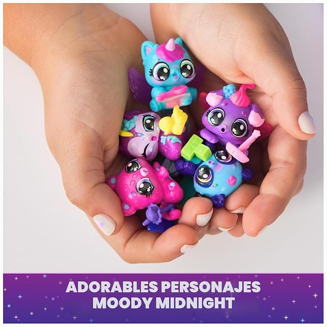 Foto 5 de 8 de HATCHIMALS Alive, Neon Rainbow, Egg Carton Toy con 5 Minifiguras en Huevos Que cambian de Color y 11…