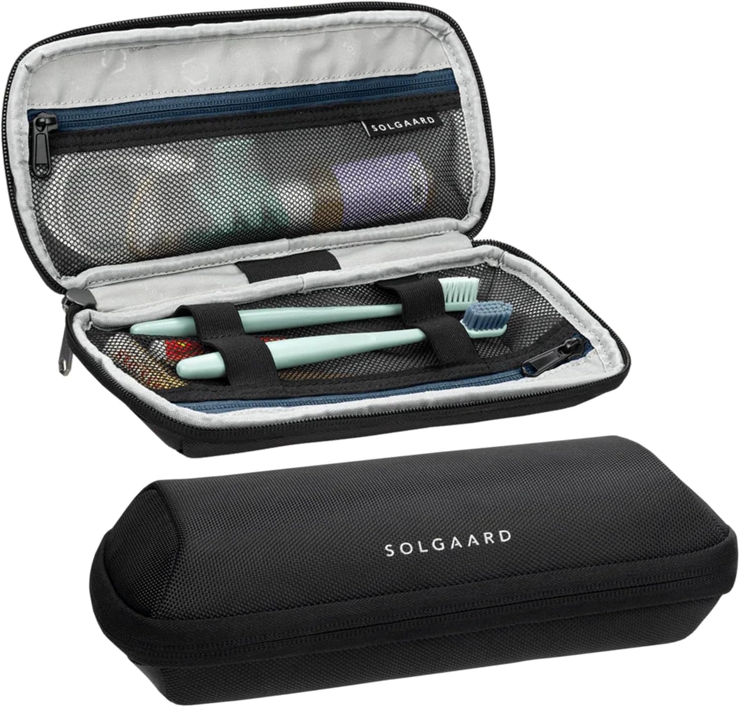 Solgaard Lifekit Versa Organizer -Travel Pouch Kit & Toileltry Bag (Black)
